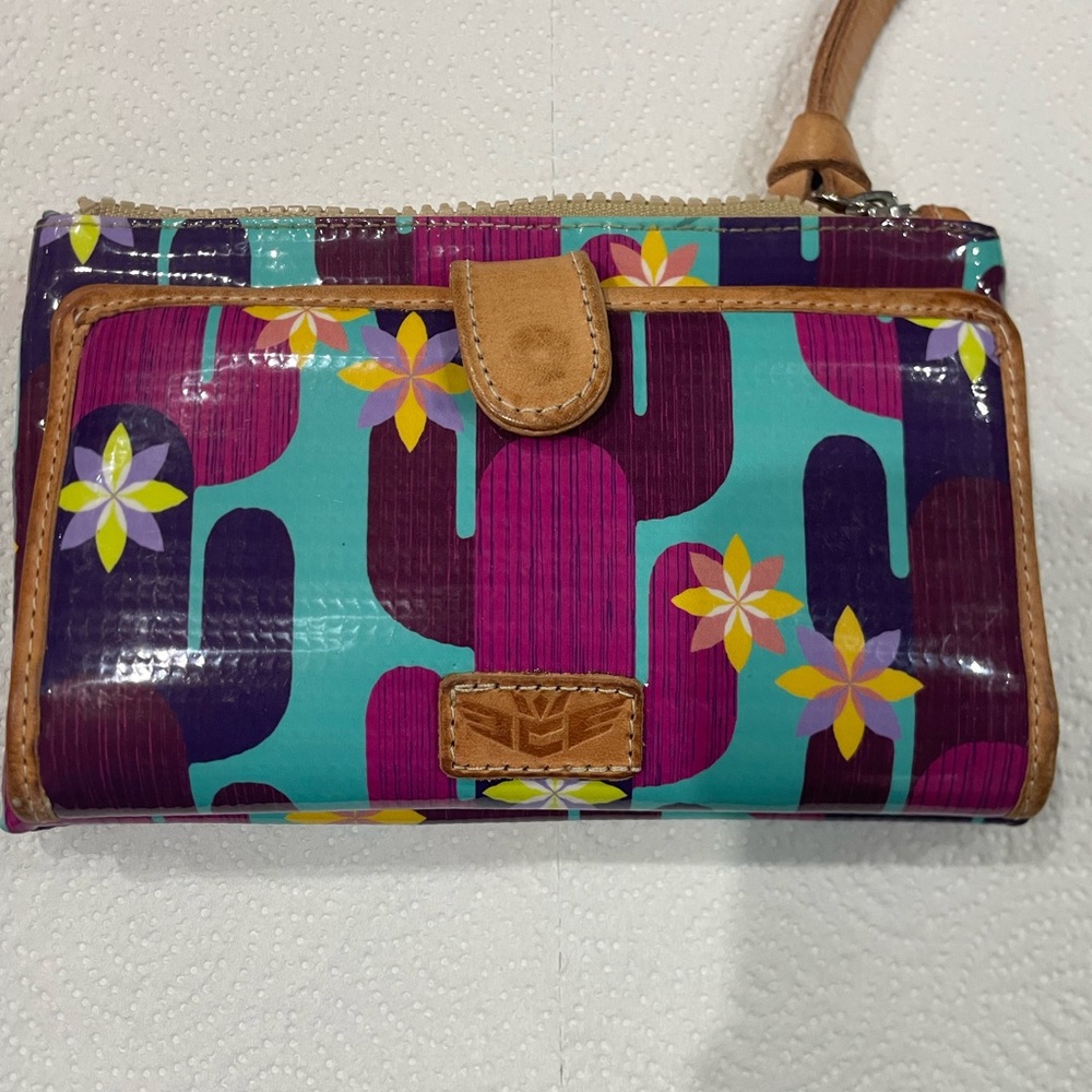 Consuela Cactus clutch wallet